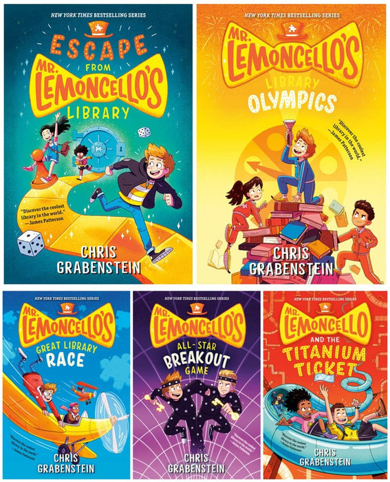 Mr. Lemoncello’s Library Series 5 Books Set