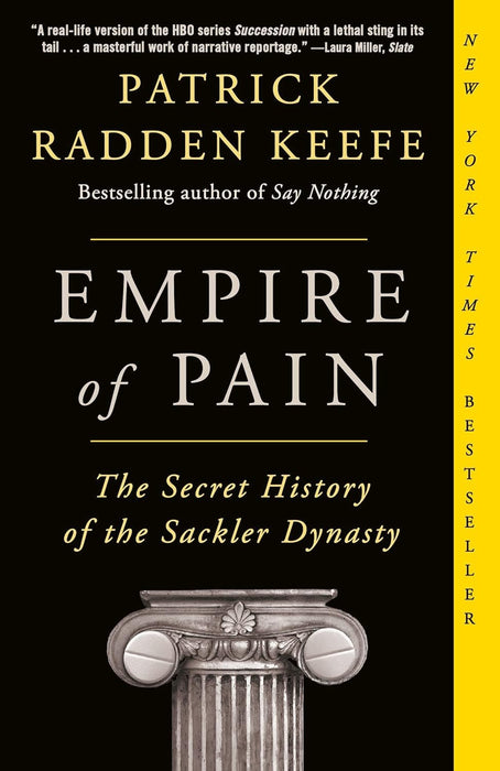 Patrick Radden Keefe Bestselling 2 Books Set - Say Nothing; Empire of Pain (Paperback)