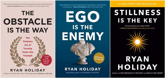 Ryan Holiday BestSelling 3 Books Set - The Way, the Enemy and the Key (Hardcover Edition)