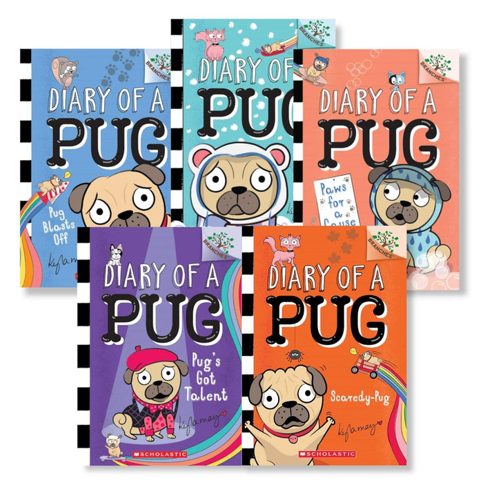 NEW SET - DIARY OF A PUG Series Set (5 Books)