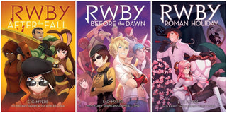 RWBY Series 3 Books Set - After the Fall, Before the Dawn, Roman Holiday