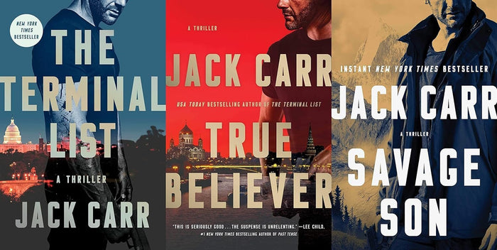 Terminal List A Thriller series 5 books Collection Set (The Terminal List, True Believer, Savage Son, The Devil's Hand, In the Blood) By Jack Carr