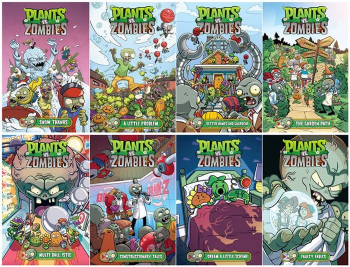 NEW! Plants vs. Zombies 8 Books Set: Volume 13 - Volume 20 (Hardcover)