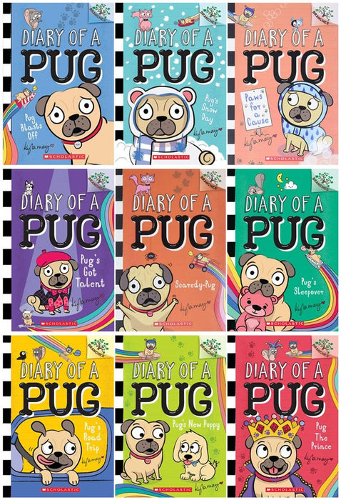 DIARY OF A PUG Collection 9 Books Set