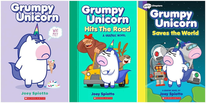 Grumpy Unicorn Series 3 Books Set (Graphix Chapters)