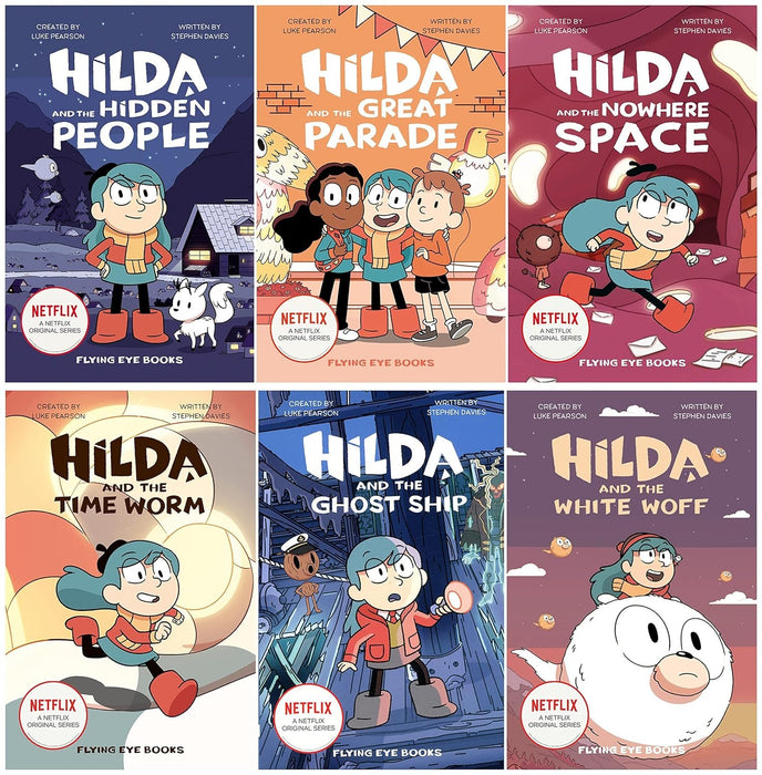 NEW SET! Hilda Netflix Tie-In Series (6 Books)