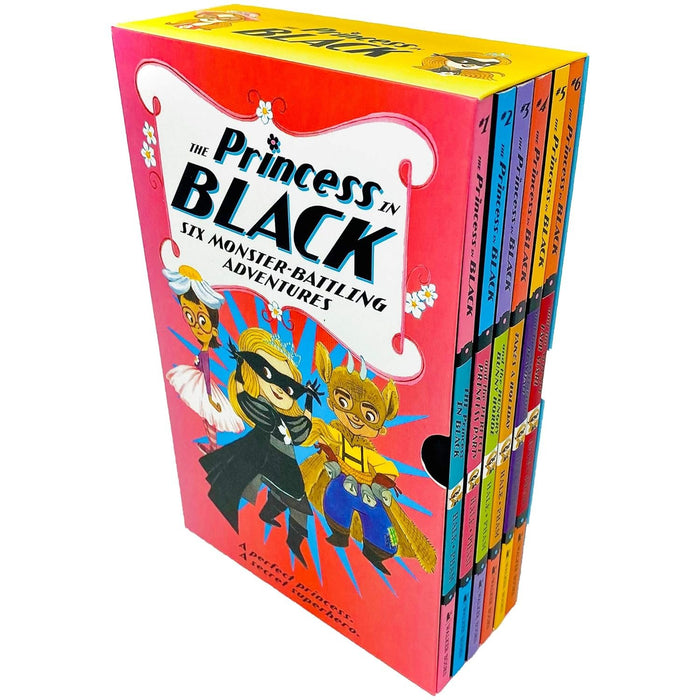 The Princess in Black 6 Monster-Battling Adventures Books Collection Box Set by Shannon & Dean Hale (Science Fair Scare, Mysterious Playdate, Perfect Princess Party & MORE!)