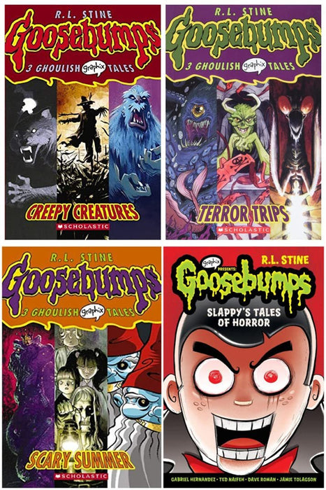 Goosebumps Graphic Novels 4 Books Set