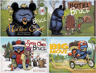 Mother Bruce Series 4 Books Collection - Mother Bruce, Hotel Bruce, Santa Bruce, Bruce's Big Move (Hardcover Edition)