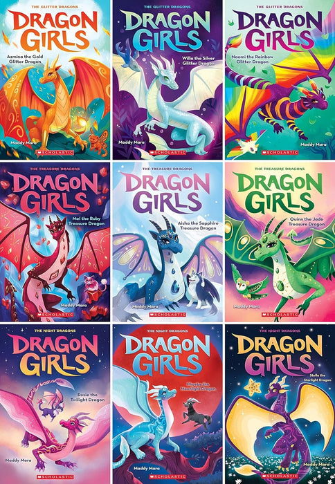 Dragon Girls Series Complete 9 Books Set (Book #1 - #9)