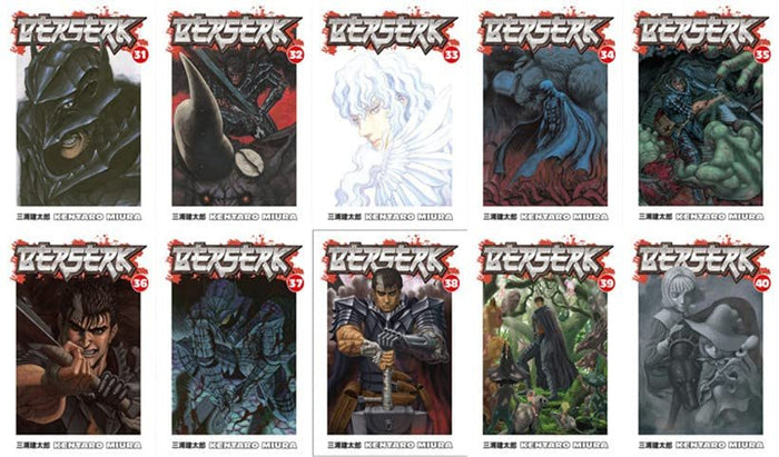 Berserk Series Set IV 10 Books (Volume #31- #40)