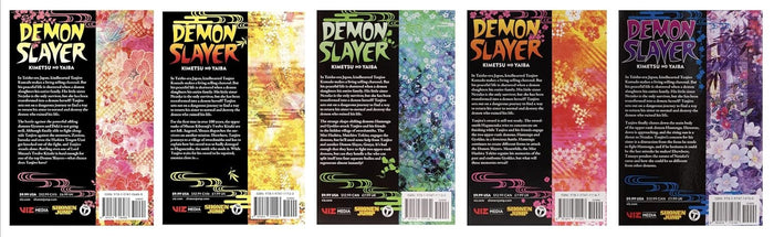 Demon Slayer Vol. 11-15 Bundle Set (5 Book Collection)