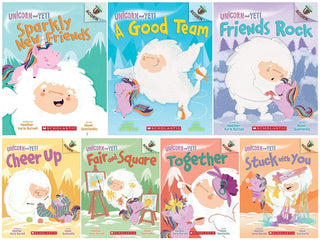 NEW! UNICORN AND YETI Series 7 Books Set