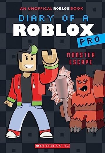 Diary of a Roblox Pro Series 4 Books Set - Monster Escape; Dragon Pet; Obby Challenge; Lava Chase