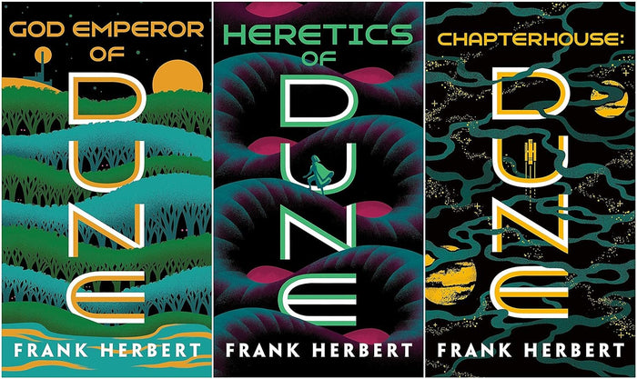 Dune Book Series Set II (3 Books): Book 4 of God Emperor of Dune; Book 5 of Heretics of Dune; Book 6 of Chapterhouse Dune