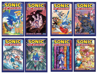 Sonic The Hedgehog Series 8 Books Set (Vol. 1 - Vol. 8)