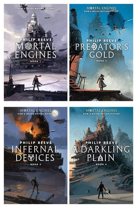 Philip Reeve's Mortal Engines Series 4 Books Set