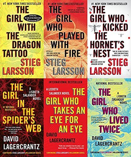 The Girl with the Dragon Tattoo Book Series Set (Millennium Series)