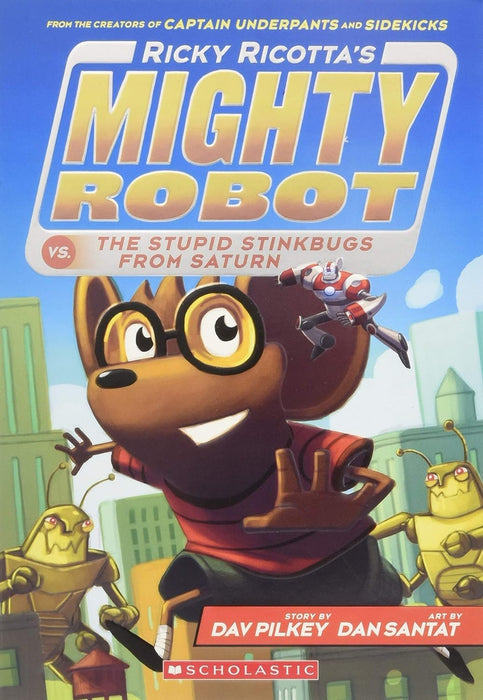 NEW ! Ricky Ricotta's Mighty Robot Books 1-9 Complete Series