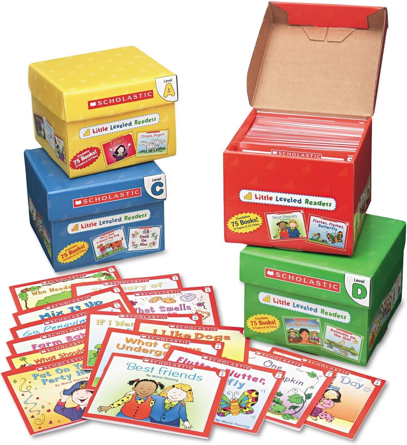 Scholastic Products - Scholastic - Little Leveled Readers Mini Teaching Guide, 75-Books, 5 Each of 15 Titles - Sold As 1 Pack - Step-by-step, book-by-book program guides children through the early stages of reading. - Little Leveled Readers have been...