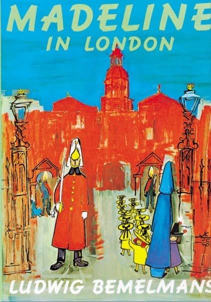 Set of 4 Madeline Books (Madeline ~ Madeline's Rescue ~ Madeline in London ~ Madeline and the Bad Hat)