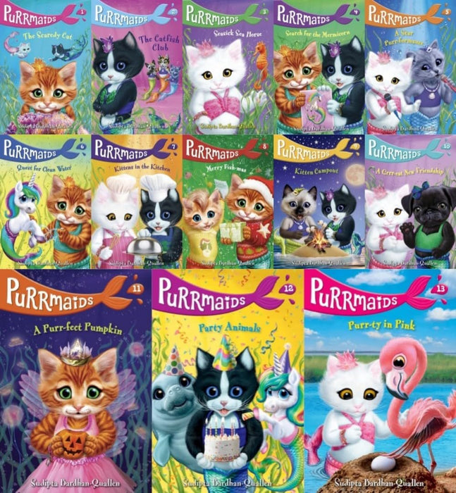 Purrmaids 13 Books Collection (Book #1 - #13)