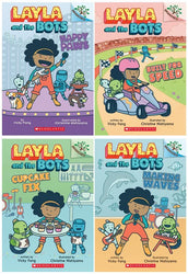 Layla and the Bots Series 4 Books Set (Paperback)