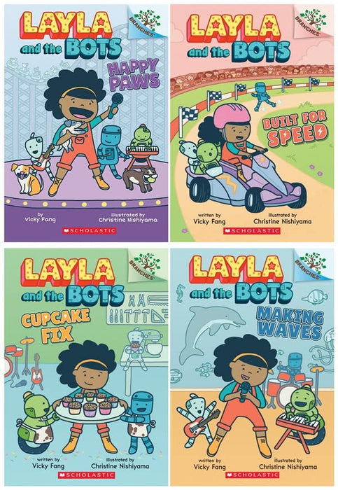 Layla and the Bots Series 4 Books Set (Paperback)