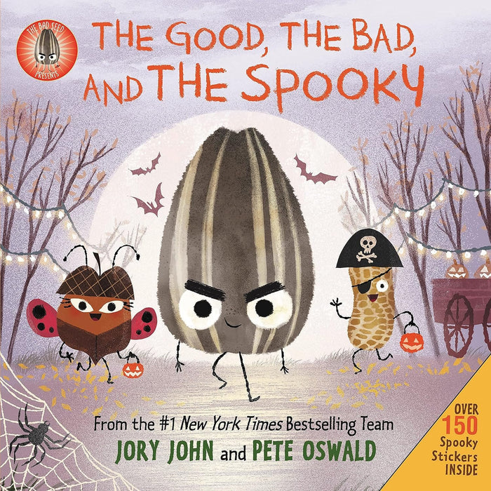 Jory John’s The Food Group 3 Books Collection - The Good Egg Presents: The Great Eggscape!; The Bad Seed Presents: The Good, the Bad, the Spooky!; The Cool Bean Presents: As Cool as It Gets