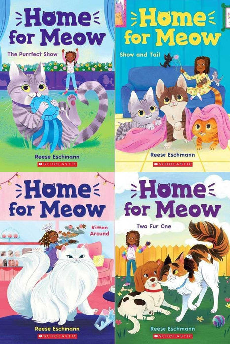 Home for Meow Series 4 Books Set