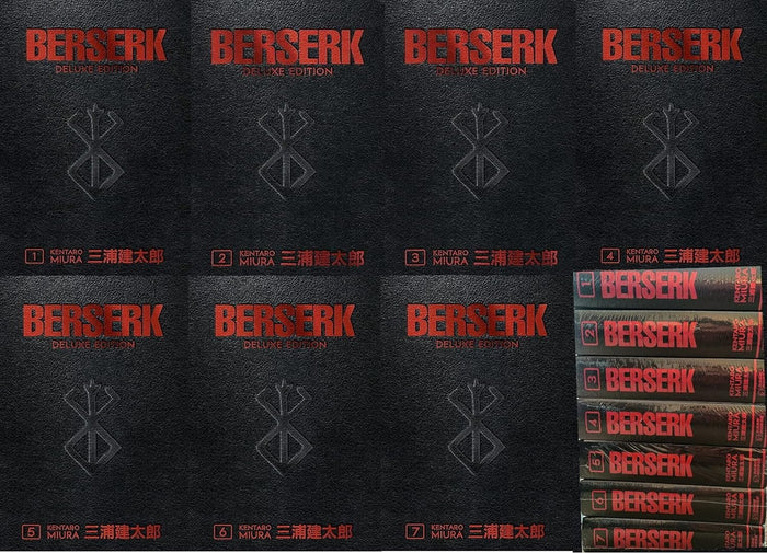 Berserk Deluxe Edition Series 7 Books Collection Set (Vol 1- Vol 7)