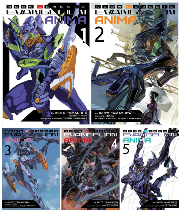 Neon Genesis Evangelion: ANIMA (Light Novel) Series 5 Books Set