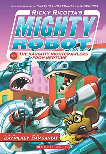 NEW ! Ricky Ricotta's Mighty Robot Books 1-9 Complete Series