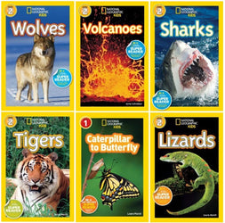 National Geographic Kids Readers 6 Book Set (National Geographic Kids Readers, Levels : 1 & 2) by Anne Schreiber (2012-08-01)