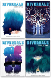 Riverdale Series 4 Books Collection Set by Micol Ostow (The Day Before, Get Out of Town, The Maple Murders, Death of a Cheerleader)