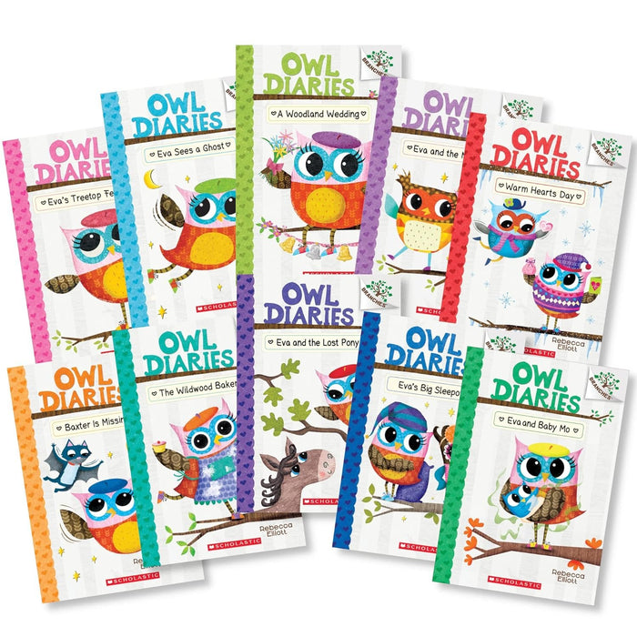 Owl Diaries Series 10 book Set