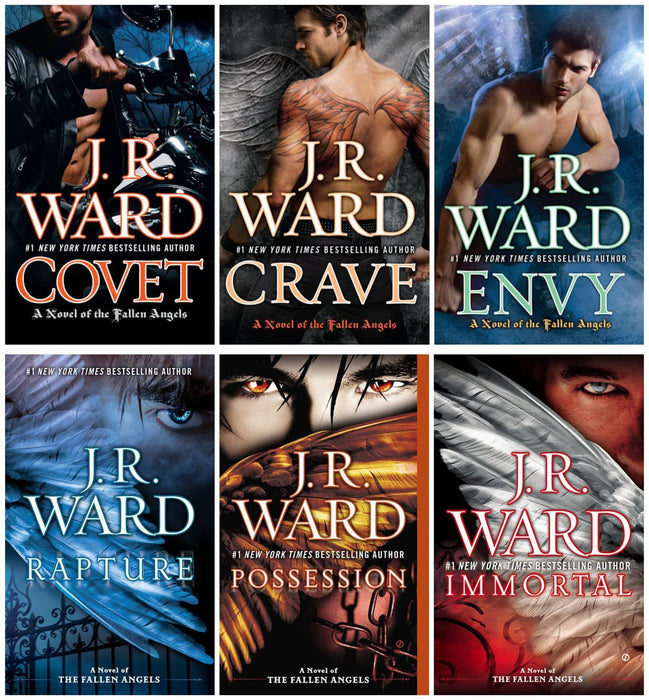 J.R. Ward’s Fallen Angels Series 6 Books Set (Mass Market Paperback Edition)