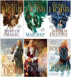 Robin Hobb Collection 6 Books Set The Tawny Man Trilogy + The Liveship Traders Trilogy (Mass Market Paperback )