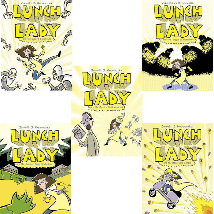 Lunch Lady Series Set I (Book 1 - 5)