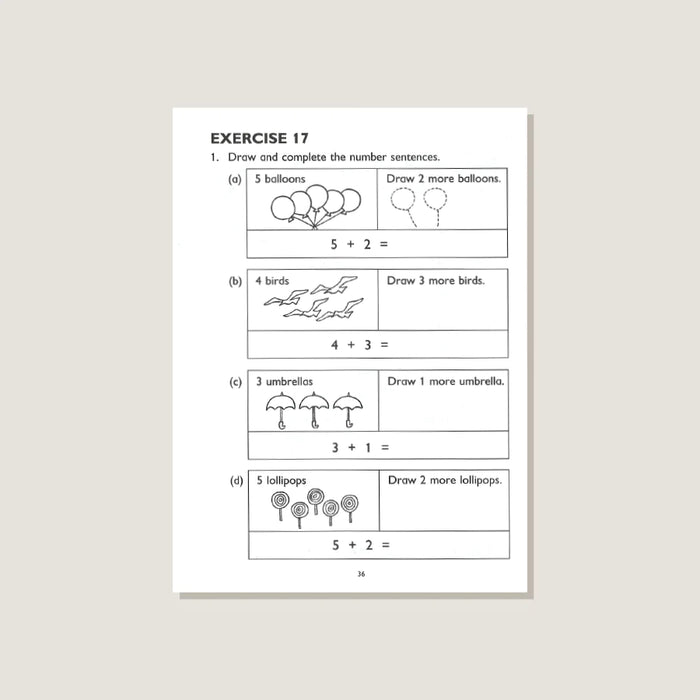 Singapore Math: Primary Mathematics Workbook 1A (US Edition)