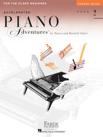 Faber Accelerated Piano Adventures For The Older Beginner Books Set (4 Books) - Lesson 2, Theory 2, Performance 2, Technique & Artistry 2