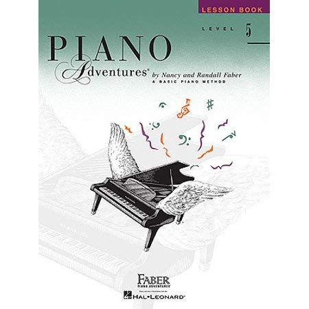 Faber Piano Adventures Level 5 Set (4 Books) - Lesson, Theory, Performance, Popular Repertoire