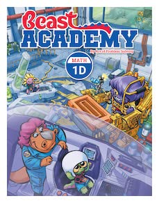 Art of Problem Solving: Beast Academy Grade 1 Math Guide and Practice (Combined Volume) Complete 4 Books Set - Math 1A, Math 1B, Math 1C, Math 1D