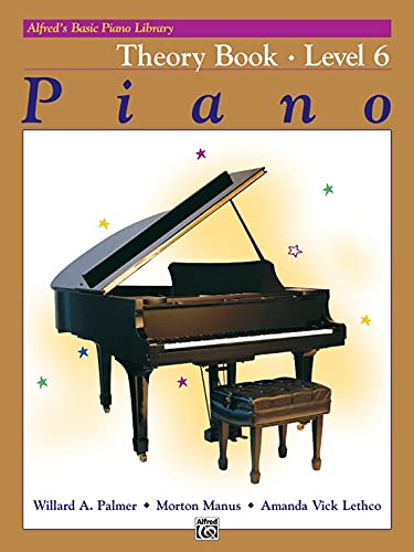 Alfred's Basic Piano Library Level 6 Books Set (3 Books): Lesson, Recital, Theory