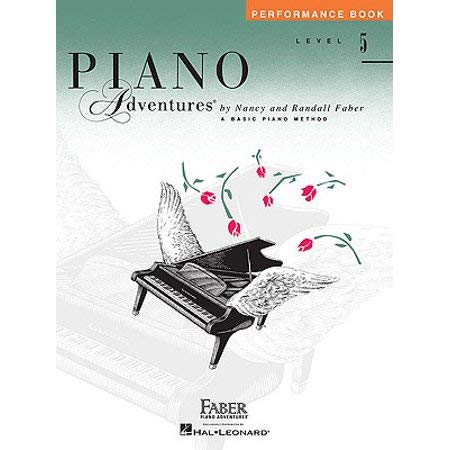 Faber Piano Adventures Level 5 Set (4 Books) - Lesson, Theory, Performance, Popular Repertoire