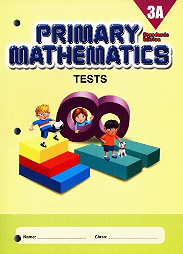 Singapore Primary Mathematics Grade 3 Tests Books Set (2 Books) - Book 3A, Book 3B (Standards Edition)