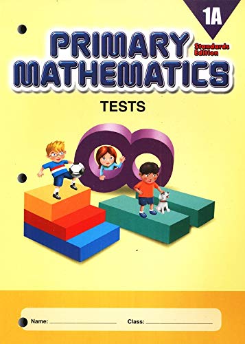 Singapore Primary Mathematics Grade 1 Tests Books Set (2 Books) - Book 1A, Book 1B (Standards Edition)