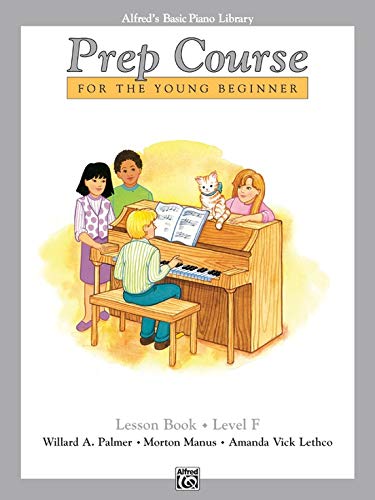 Alfred's Basic Piano Prep Course Level F Set (4 Books) - Lesson Book F, Theory Book F, Technic Book F, Notespeller Book F