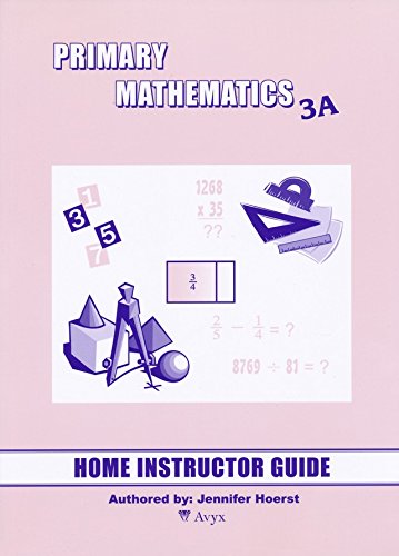 Singapore Math: Primary Mathematics Level 3A Books Set (3 Books) - Textbook 3A, Workbook 3A, Home Instructor's Guides 3A (US Edition)