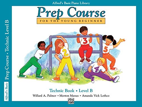 Alfred's Basic Piano Prep Course Level B Set (4 Books) - Lesson Book B, Theory Book B, Technic Book B, Notespeller Book B